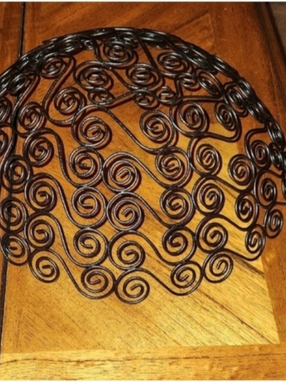 Decorative Spiral Wire Bowl - Picture 3 of 3